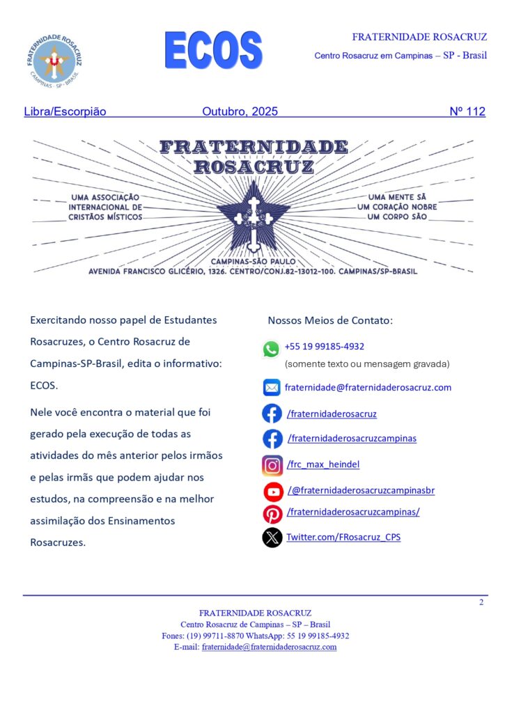 ECOS-no-112-out-2025_page-0002-725x1024 Ecos da Fraternidade Rosacruz em Campinas – SP – Brasil – Setembro de 2025