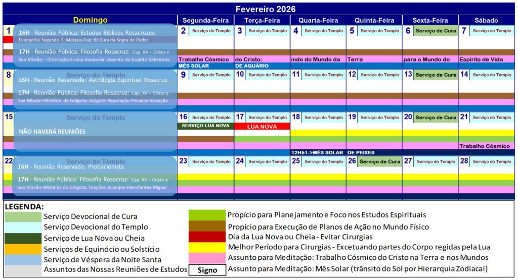 Cronograma-de-Atividades-Fraternidade-Rosacruz-em-Campinas-SP-Brasil-FEVEREIRO-de-2026-1024x555 Calendário – As Atividades de Estudos e Ofícios de Rituais da Fraternidade Rosacruz em Campinas/SP/Brasil – 2026 – Fevereiro