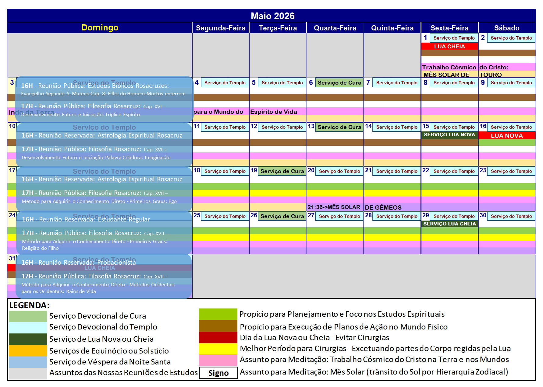 Cronograma-de-Atividades-Fraternidade-Rosacruz-em-Campinas-SP-Brasil-MAIO-de-2026 Calendário – As Atividades de Estudos e Ofícios de Rituais da Fraternidade Rosacruz em Campinas/SP/Brasil – 2026 – Maio